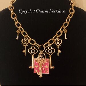 #175 Upcycled Charm Necklace